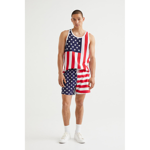 Wholesale Quick Dry Windproof <b>Men's</b> Swimming <b>Trunks</b> Beach Board Shorts Swimwear Custom Logo Printed Joggers 100% Polyester - Product Image 2