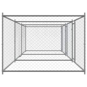 Jaula Resistente para Perros de Acero Galvanizado de 19.7 X 6.6 X 4.9 pies, Color Gris, Jaula para Mascotas de 19.7 X 6.6 X 4.9 pies - Product Image 5