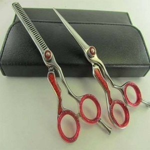 <b>Set</b> of <b>Barber</b> and Thinning Razor Scissors Hair Cutting Scissors Professional <b>Barber</b> Shaving Shears - Product Image 3