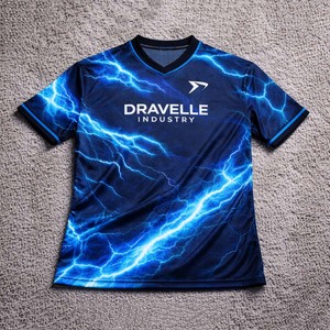 Camiseta de Esports Personalizada al por Mayor, Sublimada, de Poliéster y Malla, Transpirable, de Secado Rápido, para la Industria del Videojuego - Product Image 1