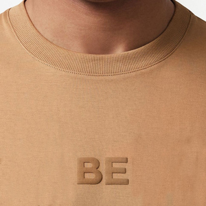 Nouveauté - T-shirts en jersey 100% coton pour femmes et hommes, col rond, poids personnalisé, logo brodé - Product Image 2