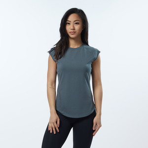 Women Fast-Drying Summer Active Tops Breathable Yoga Fitness Velocity T-Shirt With Short Sleeves Seamless <b>Running</b> Women T-Shirt - Product Image 5