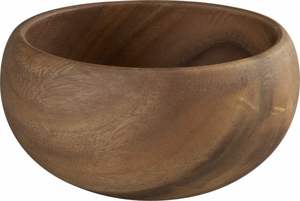 Tazón de servir de madera de acacia de diseño personalizado para el hogar, hotel, restaurante, tazón para frutas y sopa, tazón de servir de madera para ensalada y plato. - Product Image 4