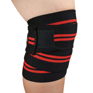 High Performance Weightlifting <b>Knee</b> Wraps Custom Manufacturing Strong Compression Elastic Support Gym Workout <b>Knee</b> Gear - Product Image 1