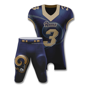 Nouvel arrivage de modèles vierges personnalisés avec impression par sublimation de pantalons de football américain pour jeunes adultes et hommes uniformes maillots - Product Image 6