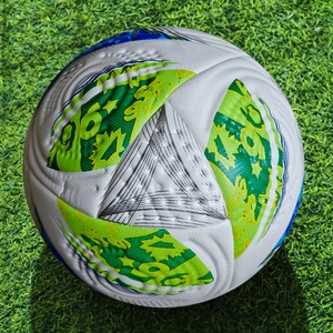 ลูกฟุตบอล Soccer Max SB-001 ขนาด 5 สำหรับฝึกซ้อม ทนทาน ลายเขียวเหลือง บรรจุภัณฑ์แบบเติมลม น้ำหนัก 430 กรัม รับทำโลโก้ตามสั่ง - Product Image 4