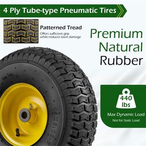 Pneumatici Versatili 15x6.00 a 6 Fori, Perfetti per la Maggior Parte dei Tosaerba e Carrelli da Giardino, Ricambi e Accessori per Tosaerba - Product Image 6
