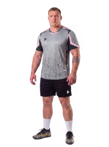 Conjunto de Uniforme de Fútbol Personalizado al por Mayor Just Play Plus Size, Uniforme de Equipo de Fútbol 100% Poliéster con Cuello en V, Transpirable y de Secado Rápido de Fábrica - Product Image 3