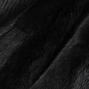 Manteau élégant en fausse fourrure noire à manches longues, col rabattu, vêtement d'extérieur d'hiver, épais et moelleux, manteaux décontractés pour femmes - Product Image 3