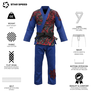 Kimono de judo en coton de haute qualité pour adultes, logo personnalisé, vêtements de MMA et de karaté, service OEM, prix compétitif - Product Image 5