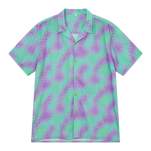 Factory Direct Sale Vacation Wholesale Mens Hawaiian <b>Shirts</b> Custom Printed Cotton <b>Button</b> Down <b>Shirts</b> - Product Image 2