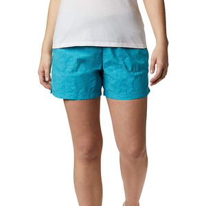 Shorts d'été personnalisés en gros pour femmes, avec cordon de serrage, deux poches latérales, respirants, décontractés, 100 % coton - Product Image 1