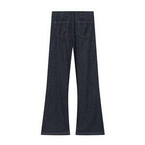 Pantalon cargo ample à taille haute pour femme, coupe décontractée, multi-poches, tendance - Product Image 2