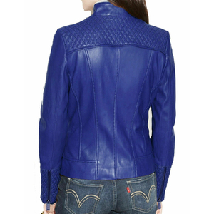Chaqueta de Cuero para Mujer, Colección de Moda OEM, Estilo Ajustado para Marcas Privadas - Product Image 4