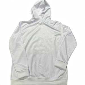 Custom Logo Polyester <b>Fleece</b> <b>Mens</b> Lightweight Breathable Streetwear Hoodie <b>White</b> Black Gray Performance Pullover Pocket Custom - Product Image 2