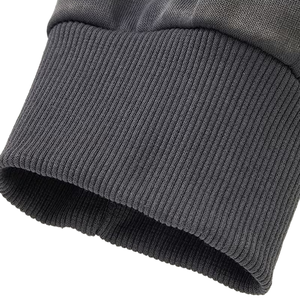 Sweat-shirt à capuche surdimensionné pour homme, respirant, prix abordable, couleur unie, coton French Terry, pull décontracté avec poche avant - Product Image 6