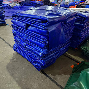 Tailles et couleurs au choix, bâche en PE bleu foncé, haute durabilité, résistante, grande capacité, couverture en plastique renforcée - Product Image 1
