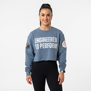 Sudaderas Cortas de Felpa 100% Algodón con Estampado Personalizado, Sudaderas Casuales de Cuello Redondo Extra Grandes para Mujer - Product Image 6
