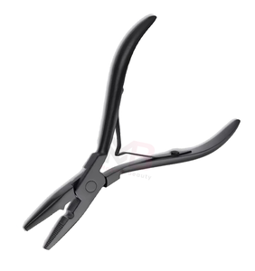 Special Design Hair Extensions <b>Pliers</b>, Used to Custom Size and Shape of <b>Plier</b> Tool for Installation and Removal Black Color - Product Image 2