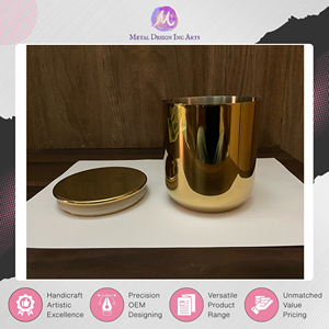 Collection unique de bougies en cire de soja de la meilleure qualité, au design élégant, dans un récipient métallique, provenant d'Inde, à un prix impressionnant. - Product Image 6
