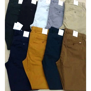 Pantalones Cargo Casuales de Algodón para Hombre, Color Negro, Tallas XL y 4XL, Cintura Media, Arrugados, con Decoración de Cremallera, Lote de Stock de Bangladesh - Product Image 2