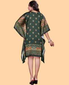 Vestido Kaftan Elegante para Mujer – Kaftan Holgado Estampado para la Colección de Verano - Product Image 5