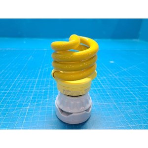 Feit 48918ไฟฟ้า48918Y เกลียวสีเหลือง CFL 18W ใช้เป็นชิ้นส่วนอุปกรณ์เซมิคอนดักเตอร์แบบดั้งเดิม - Product Image 1