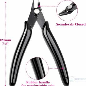 Stainless Steel Jewelry Pliers Set 3pcs Needle Nose Nose <b>Wire</b> Cutter Beading Tools for Jewelry Making <b>Craft</b> Repair DIY Supplies - Product Image 5