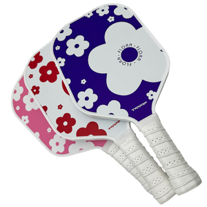 Pagaie de pickleball en fibre de verre personnalisée en gros pour balles de squash - Product Image 1