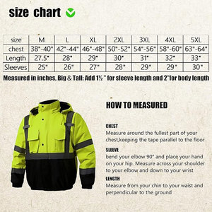 Safety <b>Jacket</b> Construction Reflective Clothes Safety Reflective High Visibility Work Wear Safety <b>Worker</b> <b>Jacket</b> - Product Image 5
