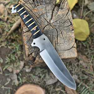 Cuchillo de Supervivencia para Caza y Camping, Hoja Fija de Acero al Carbono de Grado Industrial de Alta Calidad, Punta Caída, Afilado Extremo, 12 OEM, Marca UA Supplies - Product Image 4