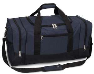 SKEY CORPORATION S-900 Weekender <b>Bag</b> Lightweight Sports Duffel 600D Material Dual Side Zipper Compartments Sturdy Metal Clips - Product Image 3