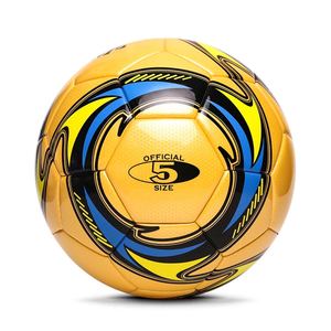 Balón de Fútbol CORE FIELD Amarillo con Patrón Gráfico Azul y Negro, Talla 5, Ligero y Resistente para Entrenamiento y Juegos al Aire Libre - Product Image 2