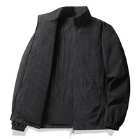 Veste Homme Printemps-Automne Style Rétro Col Montant Broderie Logo Personnalisé OEM Prix Usine Chine Bangladesh