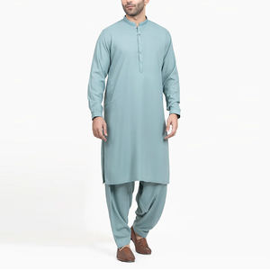 Prix d'usine en gros, nouvelle mode, shalwar kameez traditionnel en coton pour hommes, séchage rapide, best-seller, fabrication sur mesure - Product Image 1