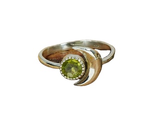 Women's <b>Green</b> Round Brilliant Cut <b>Amethyst</b> Rose Gold Plated 925 Sterling Silver Handmade Trendy Wedding Anniversary Gift - Product Image 1