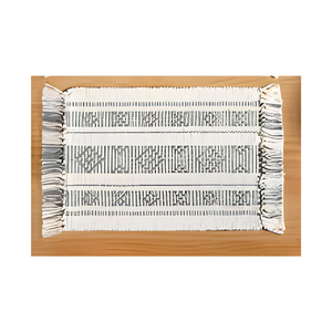 Mantel individual texturizado verde salvia con borde de flecha tejida, moderno, para comedor, cocina, eventos, venta al por mayor, personalizado - Product Image 2