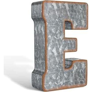 Letras Decorativas de Acero Galvanizado Vintage para Colgar en la Pared, Alfabeto Metálico 3D para Decoración de Jardín, Hogar y Sala de Estar - Product Image 5