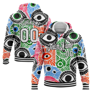 Sudadera con Capucha de Invierno Bordada por Sublimación con Impresión 3D, Sudadera con Capucha de Forro Polar Unisex Personalizada, Sudadera con Capucha al por Mayor, Ropa Urbana - Product Image 4