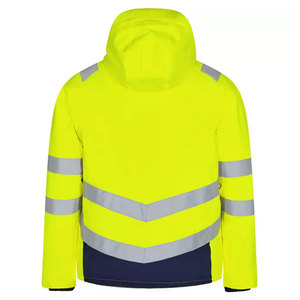 Veste de sécurité hivernale haute visibilité, imperméable, pour travaux industriels et de construction, vêtements de travail chauds, coupe-vent, veste de sécurité - Product Image 5