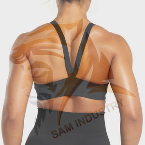 เสื้อผ้าออกกำลังกาย บราออกกำลังกายไร้ตะเข็บสำหรับผู้หญิง คุณภาพสูง บราออกกำลังกายสำหรับผู้หญิงขายดี มีจำหน่ายจำนวนมาก - Product Image 2