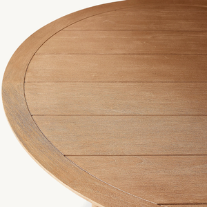 Modern Luxury Teak <b>Wood</b> <b>Round</b> <b>Dining</b> <b>Table</b> Hotel Restaurant Furniture Smooth Finish Manufacturer Wholesale - Product Image 3