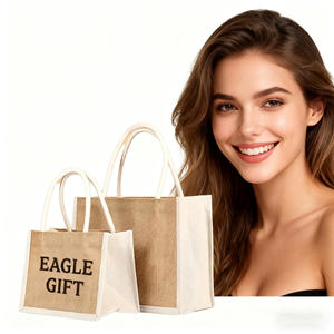 Durable Jute Messenger Bag with Zipper Compartment and <b>Adjustable</b> Strap Crossbody Laptop Bag for Office and Students - Product Image 5