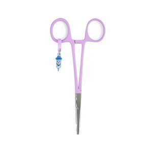 Juego de 3 Piezas de Tijeras para Vendajes Lister, Pinzas Hemostáticas, Tijeras de Operación Manual, Color Violeta, Acero Inoxidable para Enfermeras, Certificación CE - Product Image 6