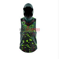 Seragam Flag Football 7v7 Harga Terjangkau Tanpa Lengan Bahan Polyester Printing Sublimasi Logo Nama Nomor Custom Ukuran Besar 7on7