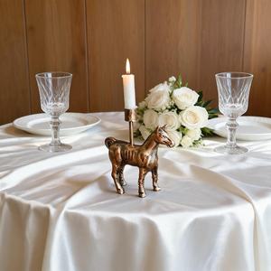 Brass Horse Candlestick Holder Home Decoration Durable Metal Candle Holder home decor light candle Flameless - Product Image 3