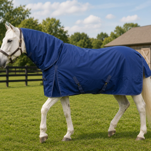 True Blue 600 Denier 200 GSM Synthetic Paddock Combo Turnout Blanket Polyester-Filled Model ESE-TR-004 - Product Image 4