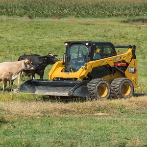 Chargeuse compacte sur pneus Caterpillar 262D SSL d'occasion en bon état avec composants essentiels : moteur, roulement, boîte de vitesses, pompe - Product Image 5