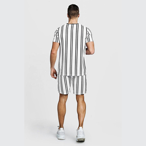 Best Selling Custom Logo <b>Men</b> T-shirt Shorts Sets Two Piece Short Sleeve T-shirt Shorts Set For <b>Men</b> - Product Image 2