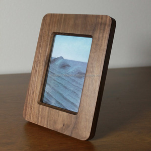 Casglow Heritage 010 Modern Classic Elegant Minimalist Wooden Square Vertical Wall <b>Photo</b> <b>Frame</b>-<b>Multi</b>-Color Print Eco-Friendly - Product Image 5